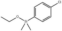 4-ChlorophenylDimethylEthoxysilane 구조식 이미지