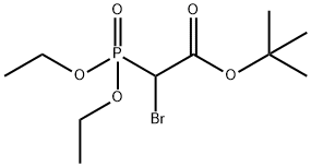 Tert-Butyl 2-Bromo-2-(Diethoxyphosphoryl)Acetate 구조식 이미지