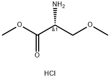 (R)-Methyl 2-amino-3-methoxypropanoate hydrochloride Structure