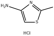 2-Methylthiazol-4-amine hydrochloride 구조식 이미지