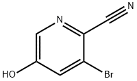3-Bromo-5-hydroxypicolinonitrile 구조식 이미지