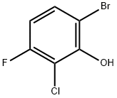 6-bromo-2-chloro-3-fluorophenol Structure