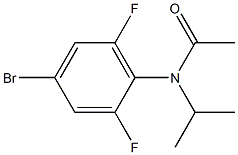 Acetamide,N-(4-bromo-2,6-difluorophenyl)-N-(1-methylethyl)- Structure