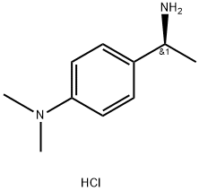 (S)-4-(1-Aminoethyl)-N,N-dimethylaniline hydrochloride 구조식 이미지