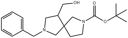 Tert-Butyl 7-Benzyl-9-(Hydroxymethyl)-2,7-Diazaspiro[4.4]Nonane-2-Carboxylate Structure