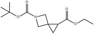 5-(tert-butyl) 1-ethyl 5-azaspiro[2.3]hexane-1,5-dicarboxylate Structure