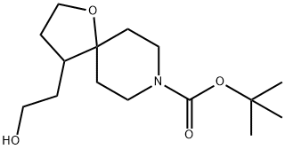 Tert-Butyl 4-(2-Hydroxyethyl)-1-Oxa-8-Azaspiro[4.5]Decane-8-Carboxylate Structure