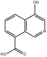 4-hydroxyisoquinoline-8-carboxylic acid 구조식 이미지