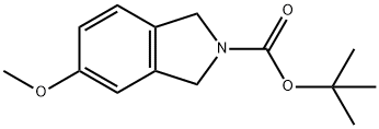 tert-butyl5-methoxyisoindoline-2-carboxylate Structure