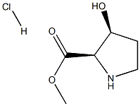 methyl (2r,3s)-3-hydroxypyrrolidine-2-carboxylate hydrochloride Structure