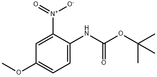 tert-butyl 4-methoxy-2-nitrophenylcarbamate Structure