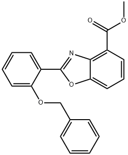 Methyl 2-(2-(benzyloxy)phenyl)benzo[d]oxazole-4-carboxylate Structure