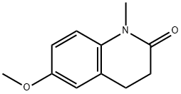 6-Methoxy-1-methyl-2-oxo-1,2,3,4-tetrahydroquinoline Structure