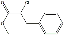 Methyl 2-chloro-3-phenylpropionate Structure