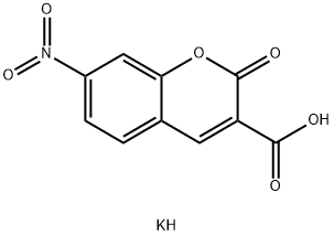 potassium 7-nitro-2-oxo-2H-chromene-3-carboxylate 구조식 이미지