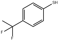 4-(1,1-difluoroethyl)- Benzenethiol 구조식 이미지