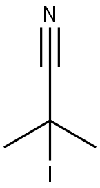 2-Iodo-2-methylpropionitrile Structure