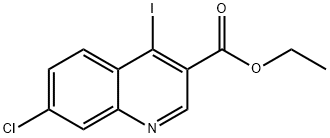Ethyl 7-chloro-4-iodoquinoline-3-carboxylate Structure