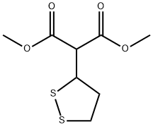 dimethyl 2-(1,2-dithiolan-3-yl)malonate 구조식 이미지