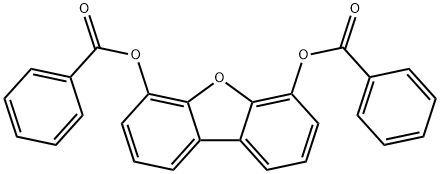 (6-benzoyloxydibenzofuran-4-yl)benzoate Structure