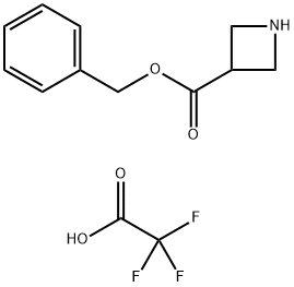 Benzyl Azetidine-3-carboxylate Trifluoroacetate 구조식 이미지