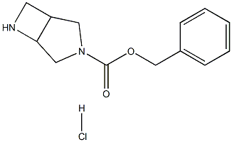 benzyl 3,6-diazabicyclo[3.2.0]heptane-3-carboxylate hydrochloride Structure