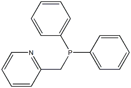 2-(DIPHENYLPHOSPHANYLMETHYL)PYRIDINE Structure