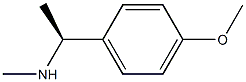 (S)-N-[1-(4-METHOXYPHENYL)ETHYL]-N-METHYLAMINE 구조식 이미지