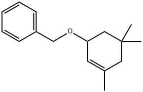 (((3,5,5-trimethylcyclohex-2-en-1-yl)oxy)methyl)benzene Structure