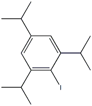 Benzene, 2-iodo-1,3,5-tris(1-methylethyl)-
 Structure