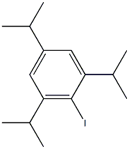 Benzene, 2-iodo-1,3,5-tris(1-methylethyl)-
 구조식 이미지