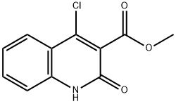 Methyl 4-chloro-2-oxo-1,2-dihydroquinoline-3-carboxylate Structure