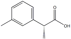 (R)-2-m-Tolyl-propionicacid Structure