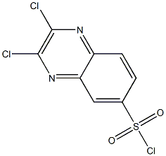 2,3-dichloroquinoxaline-6-sulfonyl chloride Structure