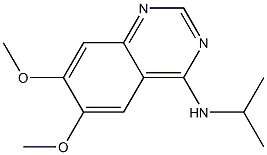 N-isopropyl-6,7-dimethoxyquinazolin-4-amine 구조식 이미지