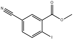 Methyl 5-cyano-2-iodobenzoate 구조식 이미지