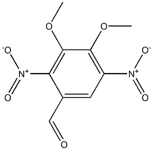 3,4-Dimethoxy-2,5-dinitrobenzaldehyde Structure