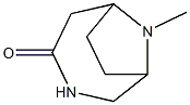 9-methyl-3,9-diazabicyclo[4.2.1]nonan-4-one 구조식 이미지