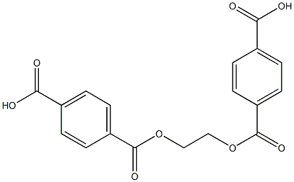 1,2-bis-(4-carboxy-benzoyloxy)-ethane Structure