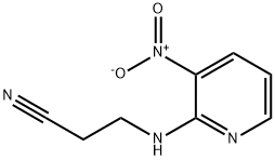 3-[(3-Nitro-2-pyridinyl)amino]propanenitrile 구조식 이미지