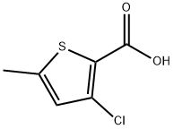 3-Chloro-5-methylthiophene-2-carboxylic acid 구조식 이미지