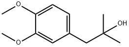 1-(3,4-Dimethoxy-phenyl)-2-methyl-propan-2-ol 구조식 이미지