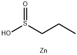 Bis[(propylsulfinyl)oxy]zinc Structure