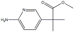 methyl 2-(6-aminopyridin-3-yl)-2-methylpropanoate Structure