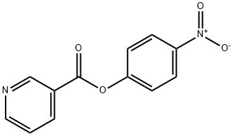 4-nitrophenyl nicotinate 구조식 이미지