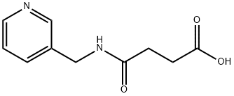 3-[(Pyridin-3-Ylmethyl)Carbamoyl]Propanoic Acid 구조식 이미지