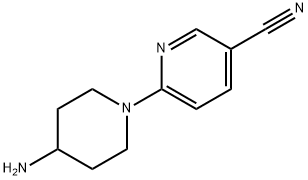 6-(4-아미노피페리딘-1-일)니코티노니트릴 구조식 이미지