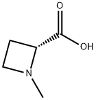 2-Azetidinecarboxylic acid, 1-methyl-, (2R)- 구조식 이미지