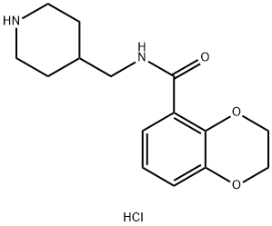 2,3-Dihydrobenzo[1,4]Dioxine-5-Carboxylic Acid(Piperidin-4-Ylmethyl)Amide Hydrochloride Structure