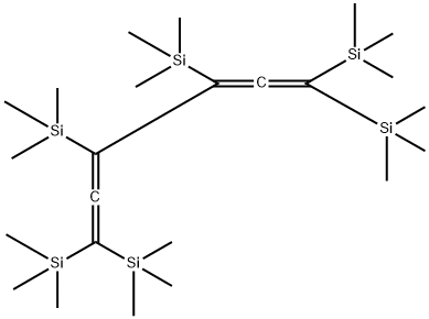 1,2,4,5-HEXATETRAENE-3,4-DIYL-1,6-DIYLIDENEHEXAKIS(TRIMETHYLSILANE) Structure